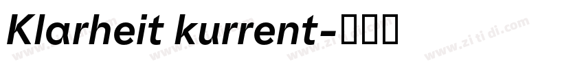 Klarheit kurrent字体转换 Klarheit kurrent字体转换